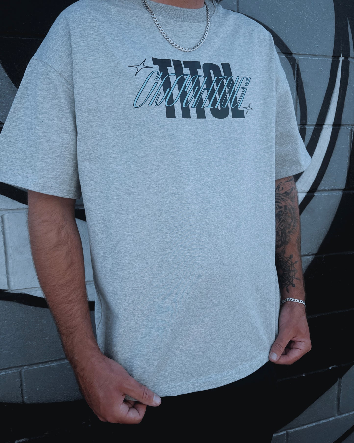 Namedrop Tee Grey
