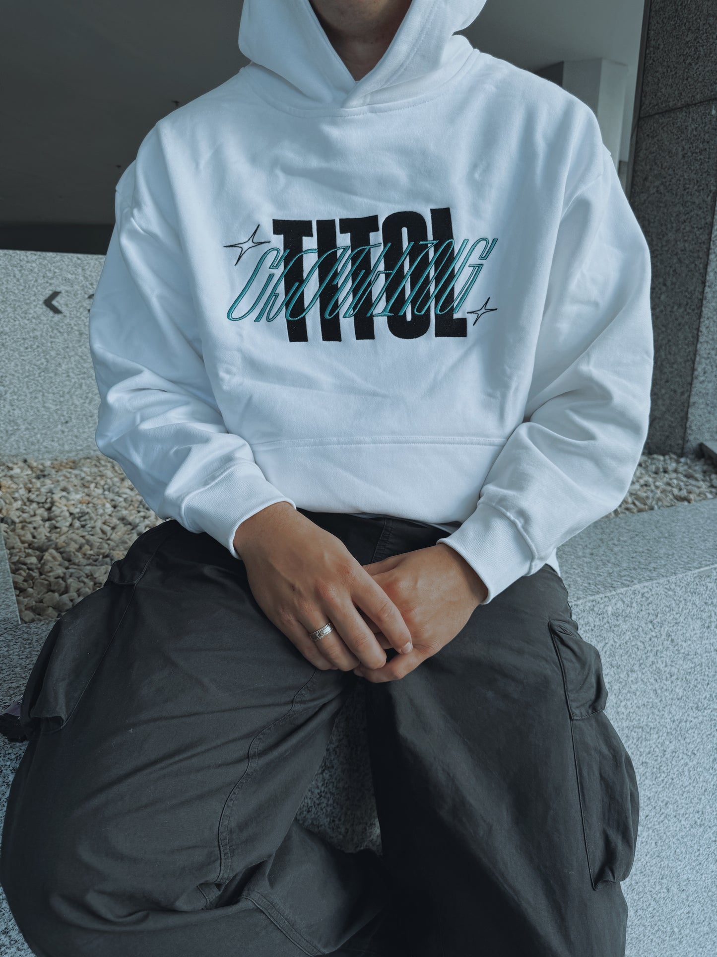 Namedrop Hoodie White